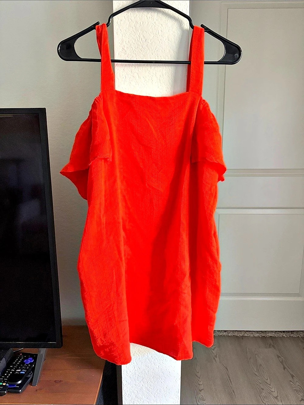 the impeccable pig Red/Orange Mini Dress.